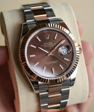 Rolex Datejust Chocolate dial Oyster bracelet 41mm