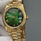Rolex Day-Date Yellow Gold Green Ombré Dial 40mm