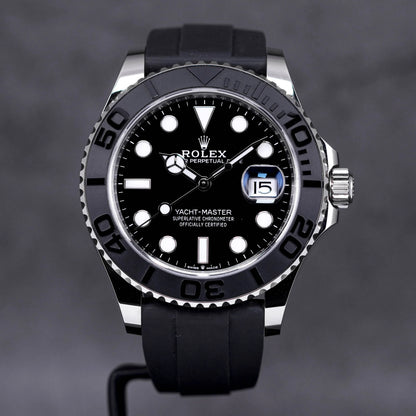 Rolex Yacht-Master White Gold Black Dial 40mm