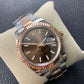 Rolex Datejust Chocolate dial Oyster bracelet 41mm