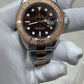 Rolex Yacht-Master 2 tone Rose Gold Chocolate Dial 40mm