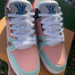 Louis Vuitton LV Trainer Men's Sneakers Luxury Green Orange