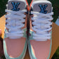Louis Vuitton LV Trainer Men's Sneakers Luxury Green Orange