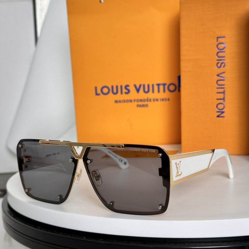Louis Vuitton 1.1 Millionaire Sunglasses – White & Gold